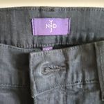 NYDJ Marilyn Tummy-Control Straight-Leg Jeans Womens Size 12 Navy Stud Photo 2
