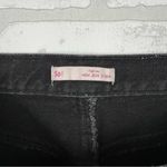 SO Women's  High Rise Mom Jean Distressed Black Raw Hem Size 3 | 26W‎ Photo 8
