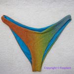 Beach Riot NEW Free People desert ombre shine Bikini Swim Bottoms, size M Photo 2