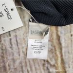 l*space L* Vera Bikini Top in Black Ribbed Size XS NWT Photo 5