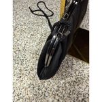 Kate Landry Vintage Black Satin Clutch Crossbody Bag Elegant Formal Photo 4