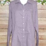 Panhandle Maroon Patterned Size XL Button Down Western Shirt Cowgirl Rodeo Photo 0