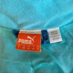 Puma Golf Wind Athletic Vest Blue Zip Front Anorak Cinch Waist Large Photo 9