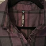 Kuhl  purple plaid‎ pullover shirt size Small Photo 1