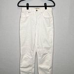 Madewell | Cream White High-Waisted Jeans Pants 27 Classic Straight Photo 0