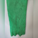Good American NWT summer green sweater dress open back size 7/8 (4XL/5XL Photo 4