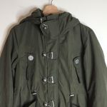 Sly military spirit of freedom parkas zip and buckle up jacket size medium Green Photo 1
