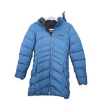 Marmot  Womens Winter Varma Long Down Puffer Jacket 700 Fill XS Storm Cloud Blue Photo 2