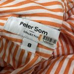 Peter Som FLAWED Collective Orange Puff Sleeve Tiered Dress Size 8 US $395 Photo 5