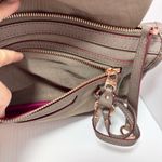 MZ Wallace  shoulder/crossbody gray bag, leather accents and rose gold hardware Photo 10