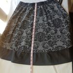 Studio 253 Womens Skirt Small Jacquard Leather Rodeo Western cowgirl Bohemian Black Photo 9