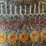 ZARA  Gray Knit Sweater with Gold Accents Photo 2