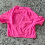 Hot Pink Short Sleeve Workout Top Photo 1