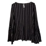 ODDY Women‎ Size Medium Crocheted Bell Sleeve Blouse Boho Hippie Peasant Rayon Photo 1