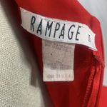 Rampage  Vintage Red Cocktail Mini Dress Size 3 Photo 9