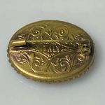 Antique 1920s Italian Micro Mosaic Floral Brooch β Oval, 1.25β Red Photo 2