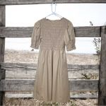 Sofie the Label Beige Smocked Dress Tan Size M Photo 2