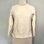 Lauren Ralph Lauren Cream Eyelet Sweatshirt Sweater Photo 0