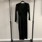 ZARA NWT  V-Neck Velvet Knot Waist Dress Size M Photo 9