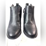 Torrid  11 Wide Double Zip Leather Moto Booties Black Heeled Boots Photo 1