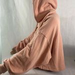 Flirtitude  Active XXL (Juniors) Pink Crop Cut Out‎ Hooded Sweatshirt Photo 2