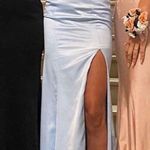 PromGirl Blue Open-Back Prom Dress Photo 2