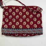 Vera Bradley Vintage  Red Leaf Crossbody Bag Purse 1997 Retired Pattern Quilted Photo 6