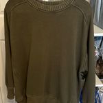 Aerie  Green Oversized Crewneck Size Medium Photo 0