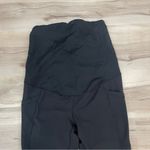 Isabel Maternity Over Belly Active Maternity Leggings  Black Size Med Photo 8