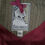 Yoana Baraschi Blazer Jacket Size 4 Striped Lace Trim Career Business Photo 5