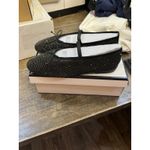 Steve Madden  Delara‎ black mesh rhinestone shoes Mary Jane Ballet Size 11 Photo 2