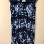 LC Lauren Conrad Lauren Conrad Blue Floral Summer Dress Size Small Photo 6