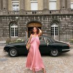 ZARA  gathered Elegant Pink Maxi Dress flowy evening party cocktail wedding dress Photo 6