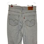 Levi's Womens Jeans 724 High Rise Straight Crop Distressed Light Wash Denim 26 Photo 8