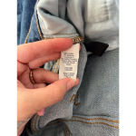 Madewell The Slim Boyjean Jeans - Size 26 Blue- Raw Hem Photo 9