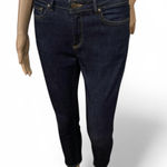 Ann Mashburn NWOT!  Dark Wash Low Rise Slim Fit Blue Jeans Size 26 Tapered Ankle Photo 0