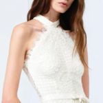 Alexis grecian lace guipure white jumpsuit Photo 3