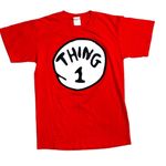 Women’s Thing 1 & Thing 2 shirt Red Photo 0