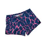 Lilly Pulitzer 6 Andie Tiki pink broken shaker giraffe chino short SH2 2731 Photo 11