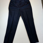 Talbots Hampshire Ankle Pants Women's Size 8 Dark Blue Dress Career Photo 0