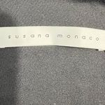 Susana Monaco One Shoulder Cutout Maxi Dress Women's Large Black Leg Slit NWT Photo 6