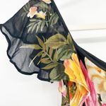 Dress Barn  Womens Y2k Vintage 90s Fairy Grunge Floral Chiffon Maxi Dress Size S Photo 9