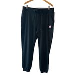 Badgley Mischka Black French Terry Joggers Pants with Pockets Size Medium NWT Photo 1