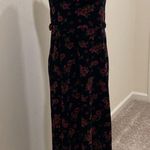 Erika Vintage Studios Crushed Velvet Jumper Size Small Floral Photo 5