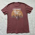 Women’s Cowboy Take Me Away Mauve Pink T Shirt Short Sleeve Size M Photo 2