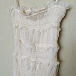 House Of CB  'Solana' Ivory Sequin Pleat Maxi Dress white NWOT size Small Photo 8