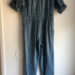 Denim Jumpsuit 80s vintage rockabilly coveralls workwear Blue Size 6 Photo 5