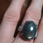Madagascar Fire Labradorite Stainless Steel Ring (Size 8) Photo 7