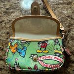 Dooney & Bourke Disney  sketch flap green wristlet Photo 4