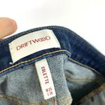 NWT New Driftwood Colette Straight Leg Embroidered Crop Denim Jean Woodlawn Photo 6